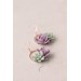 Succulents rose gold earrings - Purple succulent earrings, EtenIren Jewelry - Eteniren,  - Iryna OsinchukChaika, Statement - earrings, 4 - 1