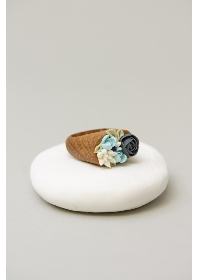 Exquisite Handcrafted Wooden Ring