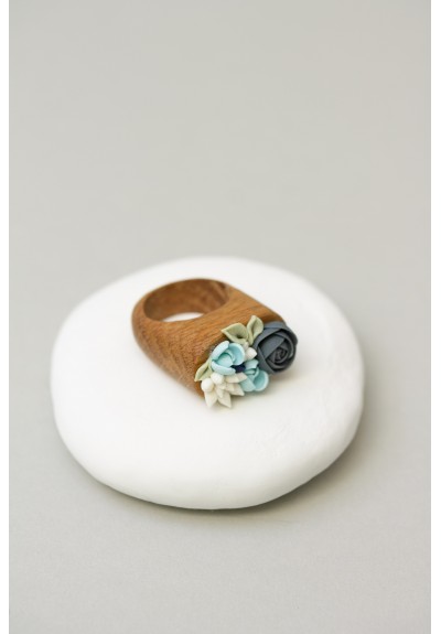 Exquisite Handcrafted Wooden Ring