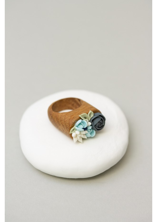 Exquisite Handcrafted Wooden Ring