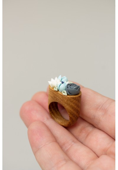 Exquisite Handcrafted Wooden Ring