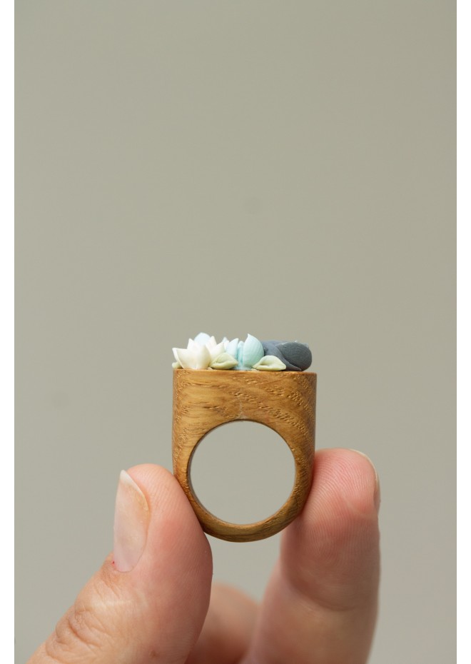 Exquisite Handcrafted Wooden Ring