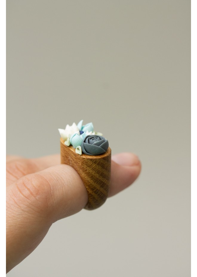 Exquisite Handcrafted Wooden Ring