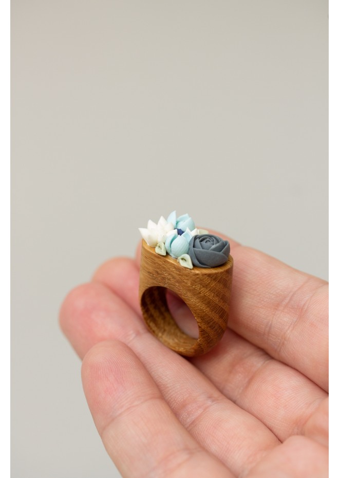 Exquisite Handcrafted Wooden Ring