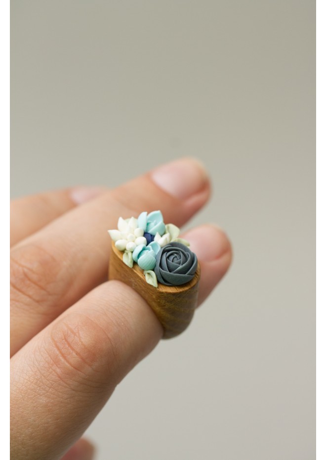 Exquisite Handcrafted Wooden Ring