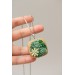 Succulent Necklace With Wooden Pendant