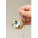 Succulent Necklace With Wooden Pendant