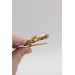 Orange, Green, and Beige Succulent Hair Pin