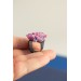 Purple Succulent Ring