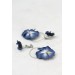Handmade Pansy Clip-On Earrings – Lightweight & Adjustable