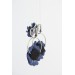 Handmade Pansy Clip-On Earrings – Lightweight & Adjustable