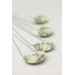 Pastel Succulent Garden Necklace – Handmade Floral Polymer Clay Jewelry