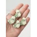 Pastel Succulent Garden Necklace – Handmade Floral Polymer Clay Jewelry