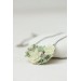 Pastel Succulent Garden Necklace – Handmade Floral Polymer Clay Jewelry