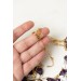 White & Violet Pansy Necklace – Handmade Statement Jewelry