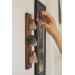 Striped Brown Nose Stand for Glasses and Sunglasses (Wall-mounted or Desk-mounted)