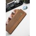 Striped Brown Nose Stand for Glasses and Sunglasses (Wall-mounted or Desk-mounted)