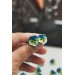 Blue Pansy Stud Earrings | Handmade Hypoallergenic Flower Jewelry