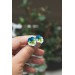 Blue Pansy Stud Earrings | Handmade Hypoallergenic Flower Jewelry