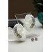 Versatile Succulent Ear Cuffs with Matching Studs – Hypoallergenic Jewelry Set