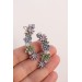 Versatile Succulent Ear Cuffs with Matching Studs – Hypoallergenic Jewelry Set
