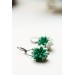 Handcrafted Dangle Earrings with Succulent Bouquet – 5 cm