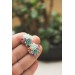 Succulent Bouquet Earrings – Handmade in Pastel Clay