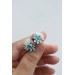 Succulent Bouquet Earrings – Handmade in Pastel Clay