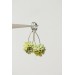 Green Succulent Polymer Clay Earrings