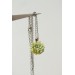 Handcrafted Succulent Necklace – Green Polymer Clay Pendant