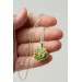 Handcrafted Succulent Necklace – Green Polymer Clay Pendant