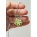 Handcrafted Succulent Necklace – Green Polymer Clay Pendant