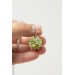 Handcrafted Succulent Necklace – Green Polymer Clay Pendant