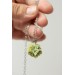 Handcrafted Succulent Necklace – Green Polymer Clay Pendant