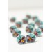 Blue Red  Pansy Stud Earrings | Handmade Hypoallergenic Flower Jewelry