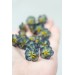 Green Pansy Stud Earrings | Handmade Hypoallergenic Flower Jewelry