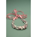 Handmade Pastel Ranunculus Flower Necklace
