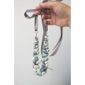 Handmade Pastel Ranunculus Flower Necklace