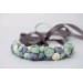 Handmade Pastel Ranunculus Flower Necklace