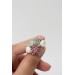 Succulent Bouquet Earrings – Handmade in Pastel Clay