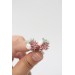 Succulent Bouquet Earrings – Handmade in Pastel Clay
