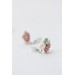 Succulent Bouquet Earrings – Handmade in Pastel Clay