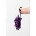 Purple Flower Statement Earrings – Handmade Jewelry