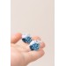 Succulent Bouquet Earrings – Handmade in Pastel Clay
