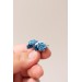 Succulent Bouquet Earrings – Handmade in Pastel Clay