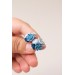 Succulent Bouquet Earrings – Handmade in Pastel Clay