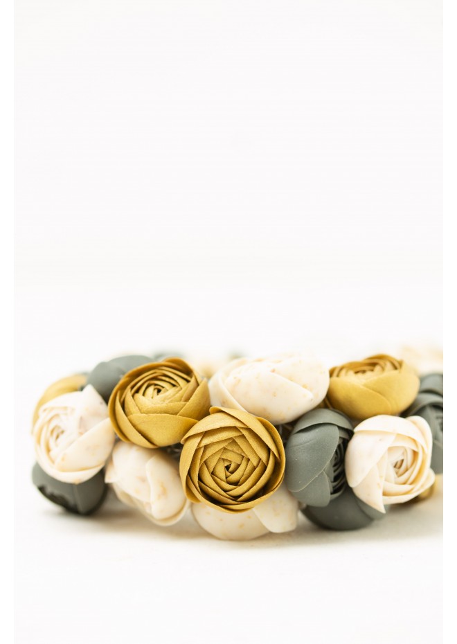 Becoming You — Handmade Terracotta Floral Necklace