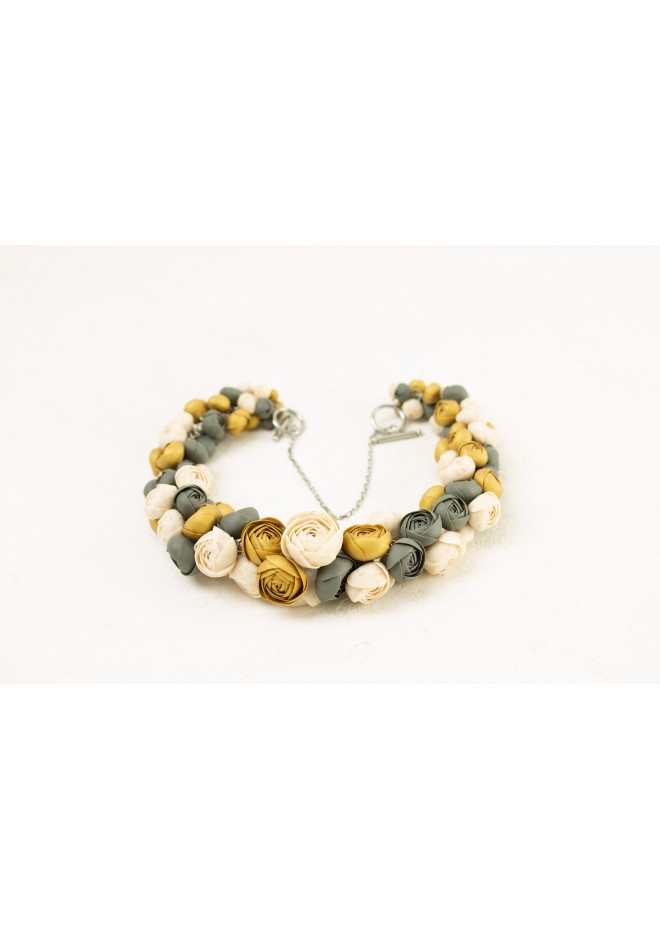 Becoming You — Handmade Terracotta Floral Necklace