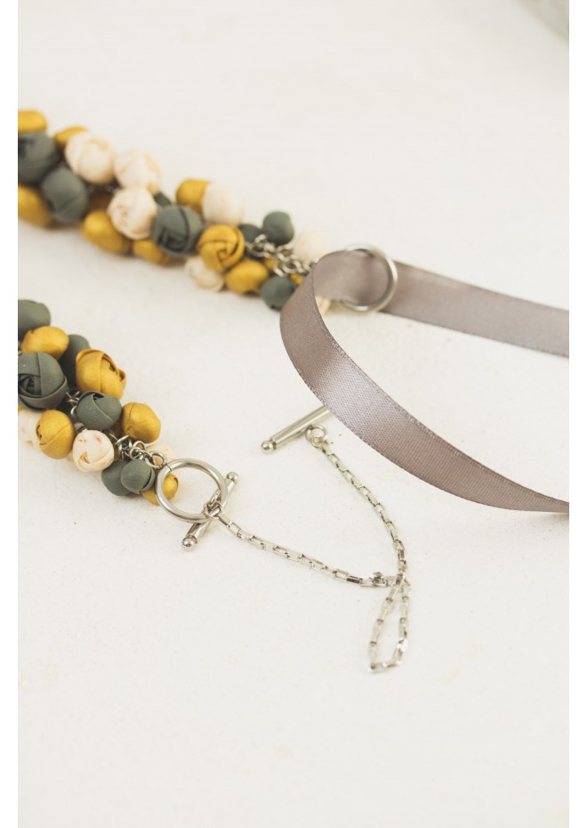 Becoming You — Handmade Terracotta Floral Necklace