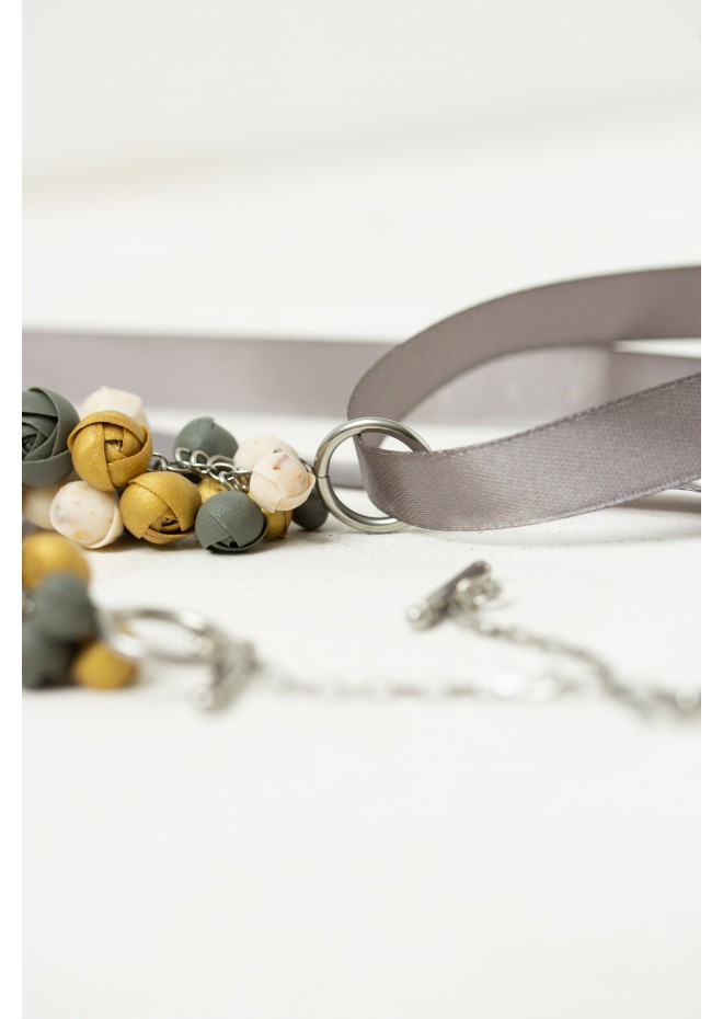 Becoming You — Handmade Terracotta Floral Necklace